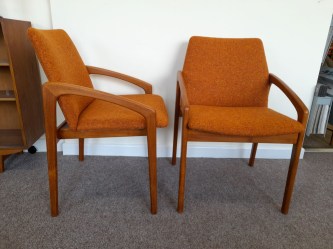 Pair Kai Kristiansen Paper Knife Chairs
